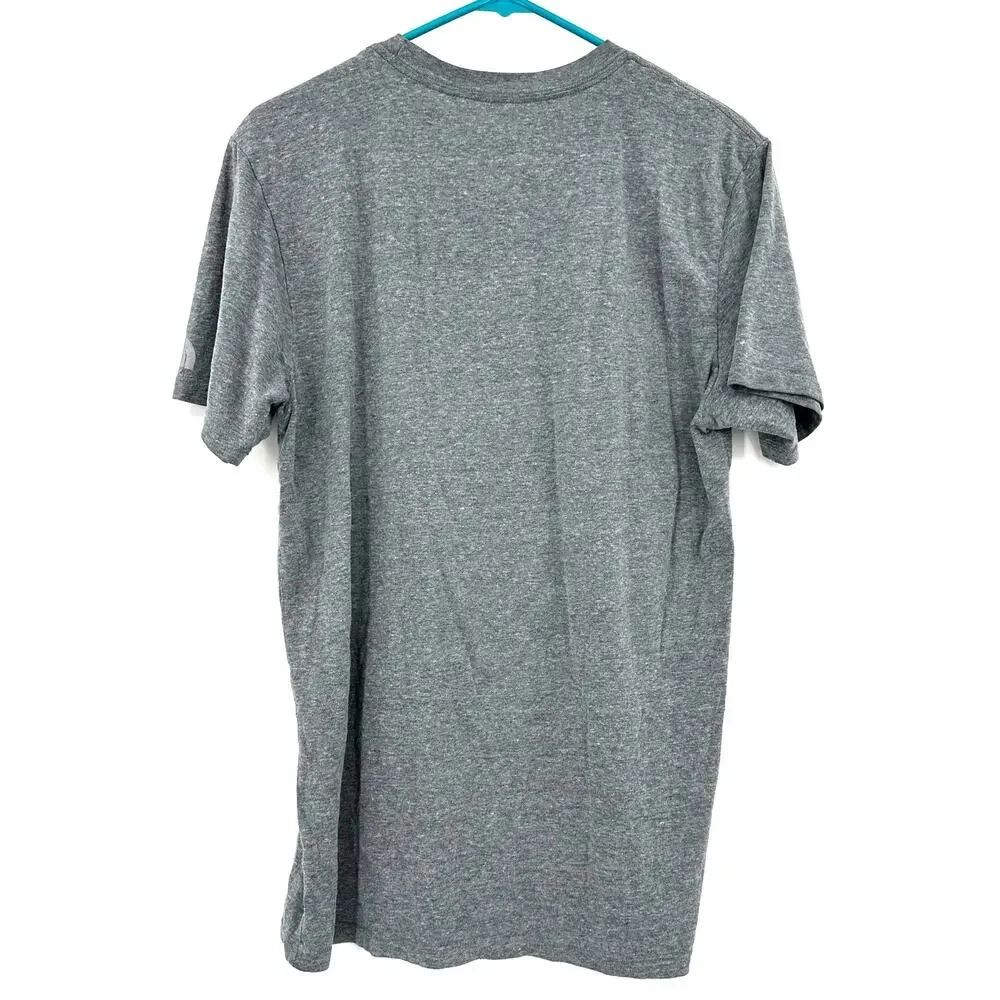 The‎ North Face Size Medium Short Sleeve Graphic T-Shirt Tee Top Shirt Gray